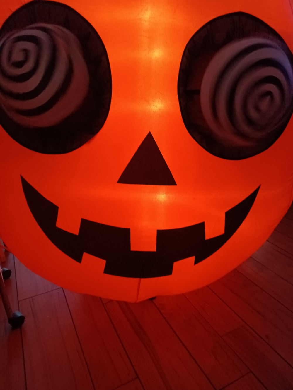 Orange Pumpkin Face Kids Costume Prop